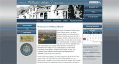 Desktop Screenshot of pelhammanor.org