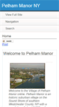 Mobile Screenshot of pelhammanor.org